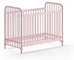 Lit bébé Bronxx Fer - 60 x 120 cm - Rose foncé