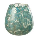 Windlicht Med. Evasion Blau - Glas - 16 x 17 x 16 cm