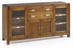 Sideboard Flash II Braun - Holz teilmassiv - 150 x 80 x 40 cm