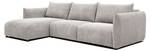 4-Sitzer Ecksofa Tauer Creme - Ecke davorstehend links