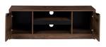 TV-Schrank DEVERTTI Schwarz - Braun - Holzwerkstoff - 135 x 46 x 40 cm