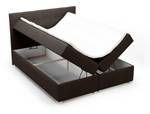 Boxspringbett Doppelbett Valbona Braun - Breite: 180 cm