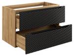 Schrank unter waschbecken OCEAN CUW90 2D Schwarz