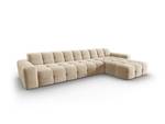 Ecksofa KENDAL 5 Sitzplätze Beige