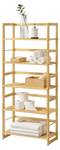 Étagère de rangement Luster Beige - Bambou - 58 x 136 x 27 cm