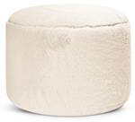 Pouf Der Flauschige Beige - 50 x 30 x 50 cm