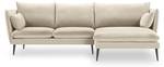 Ecksofa AGATE 4 Sitzplätze Beige