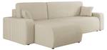 Ecksofa Piano L Beige - Holz teilmassiv - 244 x 82 x 145 cm