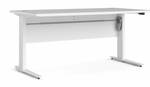 Schreibtisch Prisme Weiß - Holz teilmassiv - 150 x 119 x 80 cm