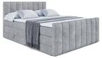 Boxspringbett OTTA-Z KING Hellgrau - Breite: 180 cm