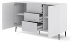 Buffet RAVENNA B SB150 2D3D Noir - Blanc