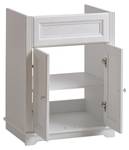 Armoire sous lavabos PALACE CUW60 2D Blanc - Bois manufacturé - 60 x 79 x 46 cm