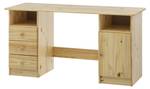 Schreibtisch Maplehurst Braun - Massivholz - 144 x 73 x 54 cm