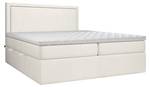 Premium Boxspringbett Jodan Stoff Megan Ecru - Breite: 202 cm