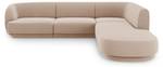 Ecksofa MILEY 6 Sitzplätze Beige