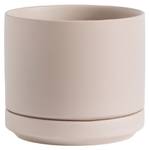 Blumentopf Auris Beige - Keramik - Stein - 11 x 10 x 11 cm