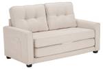 2-Sitzer Sofa Mercury Ⅷ Beige - Holzwerkstoff - Metall - Textil - Holzart/Dekor - Holz teilmassiv - 205 x 86 x 151 cm