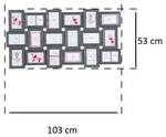 Bilderrahmen aus Kunststoff Grau