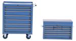 Werkzeugwagen B20-003BU Blau - Metall - 33 x 113 x 62 cm