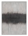 Gerahmtes Acrylbild Cloudsplash Grau - Massivholz - Textil - 75 x 100 x 4 cm