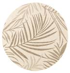 Outdoor Jute Teppich R Nomad Leaves 160 x 160 cm