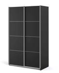l' armoire Veto A Noir - En partie en bois massif - 122 x 202 x 64 cm
