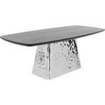 Table Caldera Noir - Bois manufacturé - 220 x 76 x 110 cm