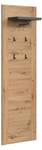 Wandgarderobe Follow Grau - Holz teilmassiv - 62 x 199 x 26 cm