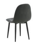 Chaise de salle à manger Polar lot de 2 Noir - 33 x 60 x 39 cm