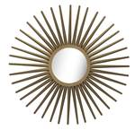 Wandspiegel Flattered Gold - Metall - 92 x 92 x 3 cm