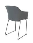 Fauteuil de table Tango Matière plastique / Acier - Gris