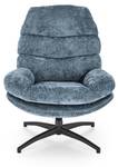 Fauteuil Dario Bleu - Textile - 73 x 73 x 72 cm