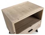 Nachttisch 1 Schublade 1 Nische Beige - Holz teilmassiv - 38 x 55 x 52 cm