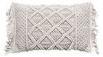 Dekokissen MACRAME Beige - Naturfaser - 30 x 13 x 50 cm