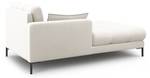 Chaiselongue MAMAIA Hochglanz Beige