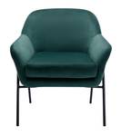 Fauteuil  CERITA Vert - Textile - 81 x 84 x 74 cm