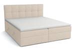 Boxspringbett Doppelbett Corino Beige - Breite: 160 cm