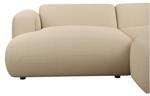 Sofa POGNI Beige - Textil - 160 x 71 x 266 cm