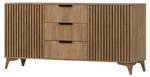 Buffet PORTMORE Marron - Bois massif - 150 x 72 x 40 cm