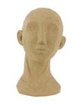 Ornement Face Art Marron - Matière plastique - 15 x 25 x 15 cm