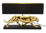 Panther-Tischleuchte Baghiro Gold - Kunststoff - 61 x 39 x 15 cm