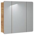 Spiegelschränke ARUBA MC80 3D Beige - Holzwerkstoff - Kunststoff - 80 x 75 x 16 cm