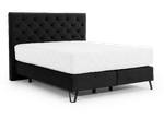 Boxspringbett BALIAN Schwarz - Breite: 178 cm