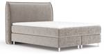 Boxspringbett Chermin Taupe - Breite: 140 cm