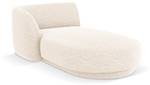 Chaiselongue MILEY Hochglanz Beige