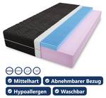 Matratze Hypoallergene Bandon Schwarz - Breite: 100 cm