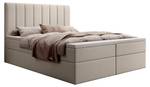 Boxspringbett ALLEN mit Bettkasten Beige - Breite: 140 cm - H3