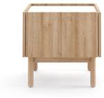 Table de chevet BOHO NS50 Beige - Bois manufacturé - Matière plastique - 50 x 48 x 37 cm