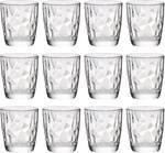 Wasserglas-Set Diamond 12er Set Glas - 2 x 10 x 9 cm