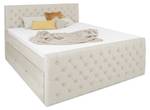 Boxspringbett HOLLYWOOD mit Bettkasten Beige - Breite: 160 cm